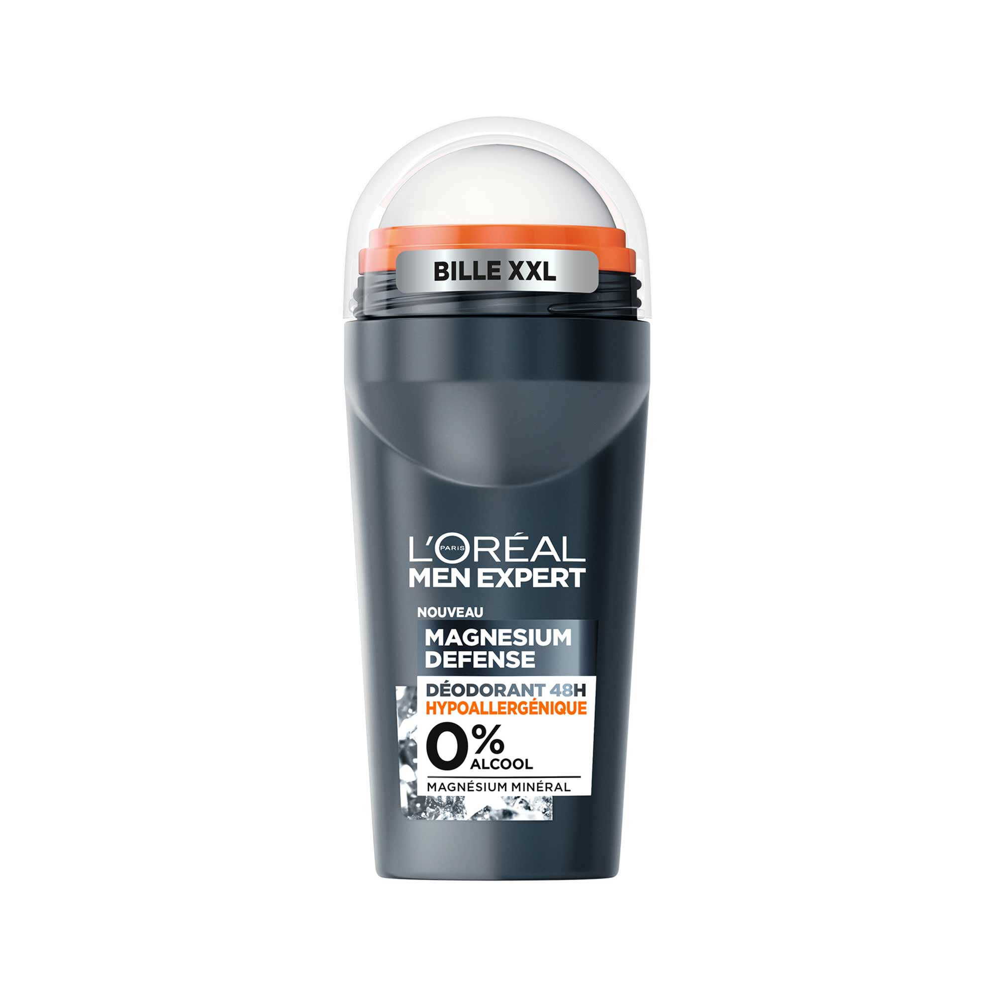 Magnesium Defense Déodorant Bille 48H Hypoallergénique Men Expert