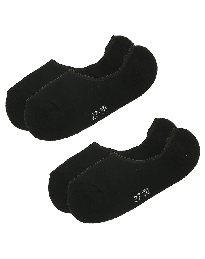 Füsslinge MIX 4er-Pack in schwarz/weiß