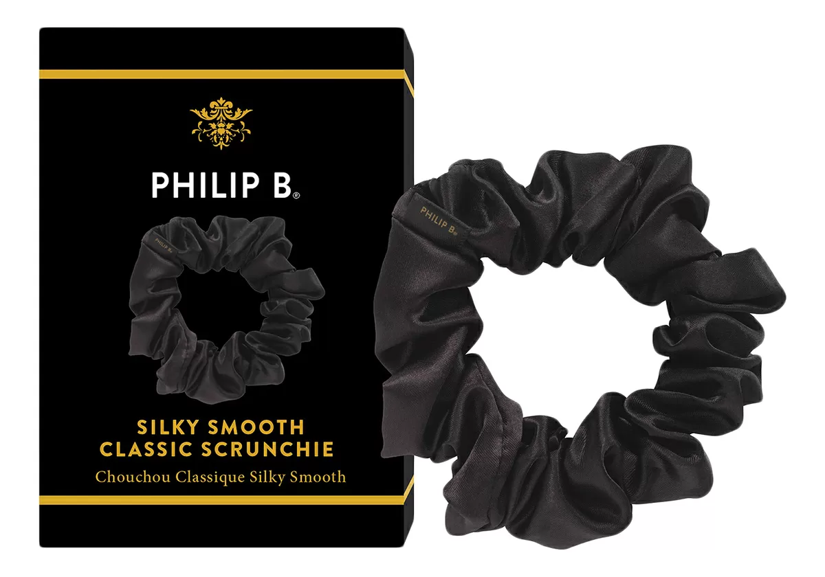 Philip B Classic Black Scrunchie - 1 stk.