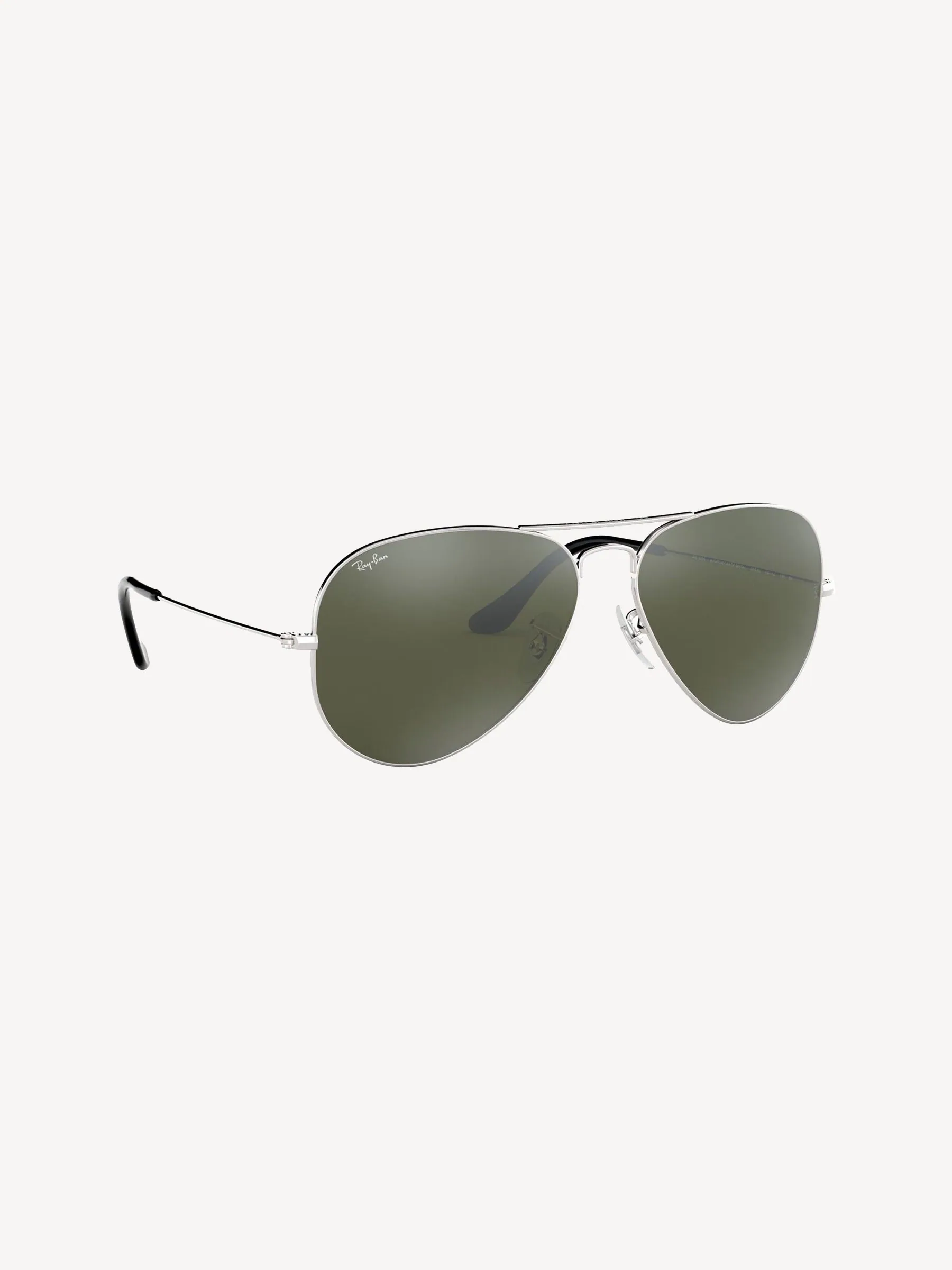 Zilverkleurige spiegelglazen - Ray-Ban XL zonnebril