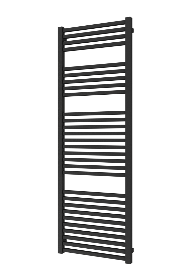 Plieger Roma designradiator horizontaal 1755x600mm 941W zwart grafiet (black graphite)