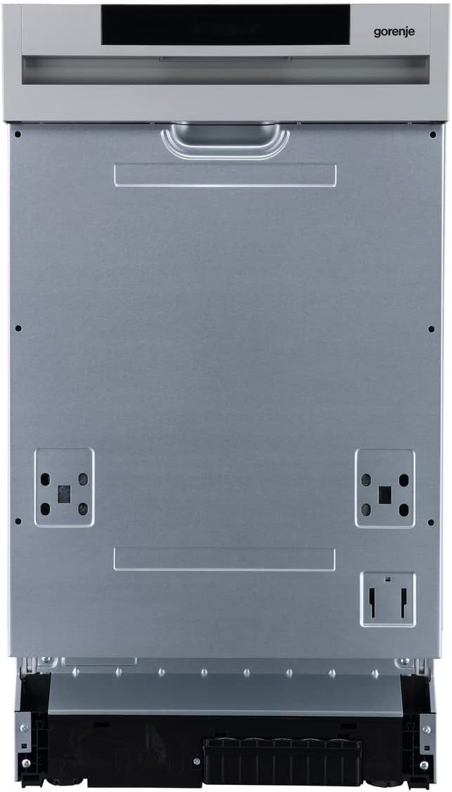 Gorenje GI 561D 10 S Integrierbarer Geschirrspüler / 45cm / 5 Programme/ Vollständiger Überlaufschutz / 11 Maßgedecke / Automatische Türöffnung / Multifunktionaler Unterkorb, Einbau, Edelstahl, Silber
