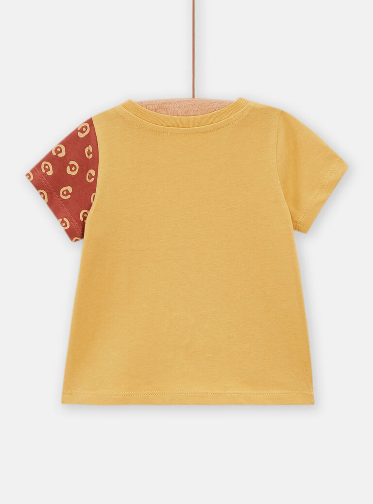 T-shirt safran à motif savane pour bébé garçon