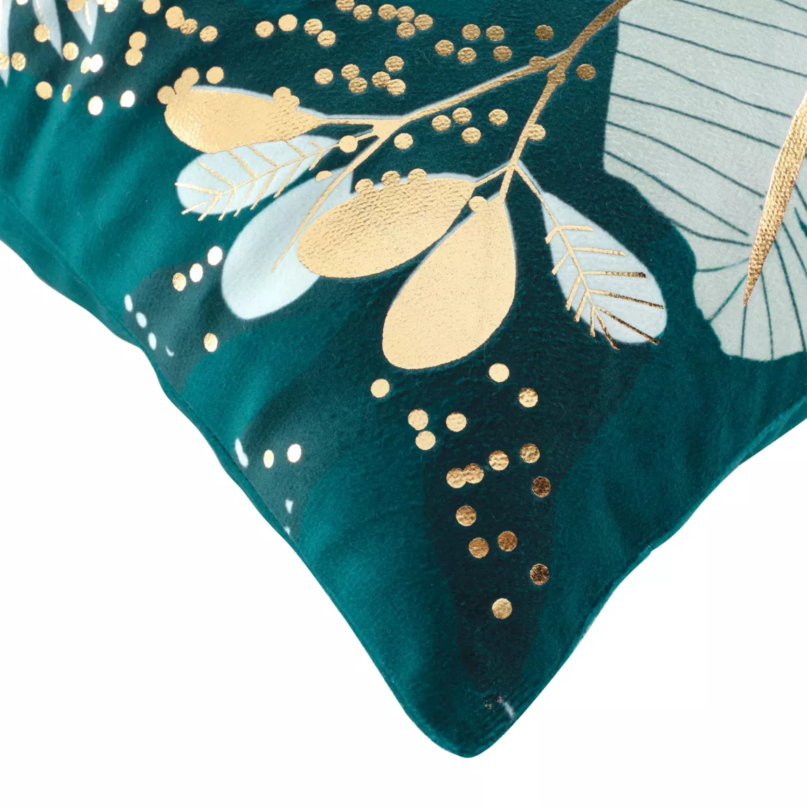 Housse de coussin velours (40 x 40 cm) Prusseor Verte
