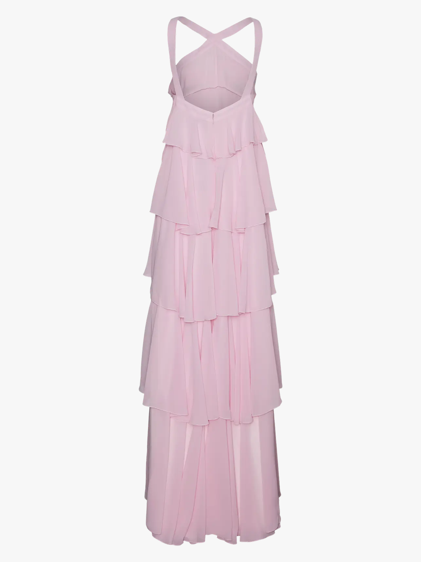 Felicia Sleeveless Ruffle Maxi Dress