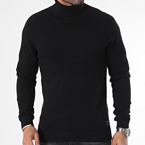 Pull Col Roulé Chris Noir
