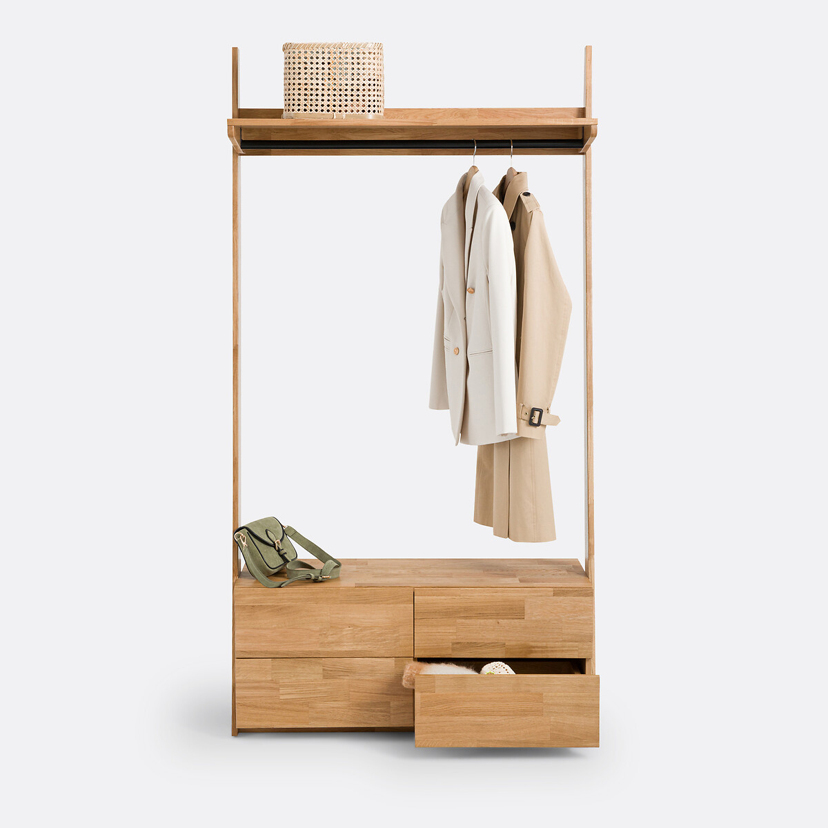 LA REDOUTE INTERIEURS<br>Módulo de armário de parede + 4 gavetas, Domeno
