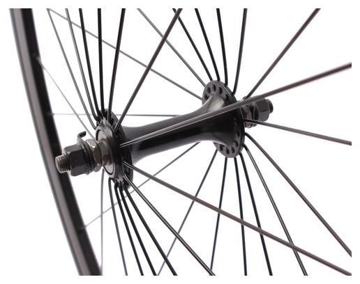 ROUE AVANT FIXIE 28  NOIR KHEBIKES