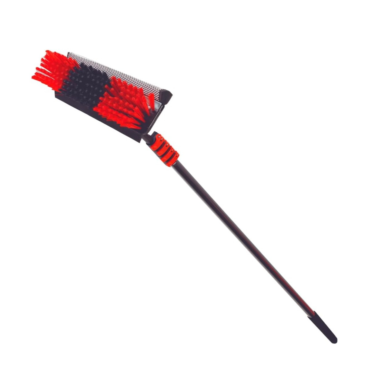 (4.6m) Telescopic Hydrocleaner Waschbürste Outdoor Reinigungs Schrubber Wasser Bürste mit Gartenschlauch Anschluss (VHGSLCIND0440)