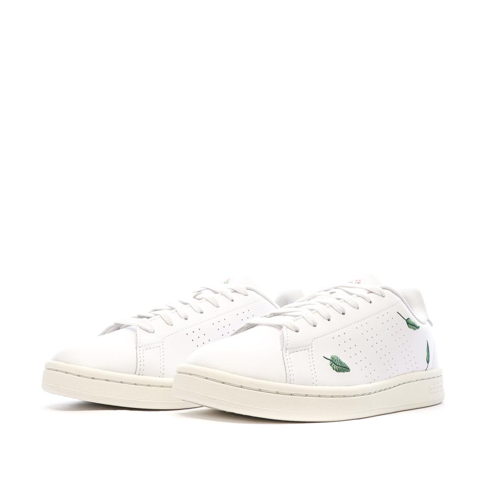 Adidas Baskets Blanc Femme Adidas Advantage Feuilles