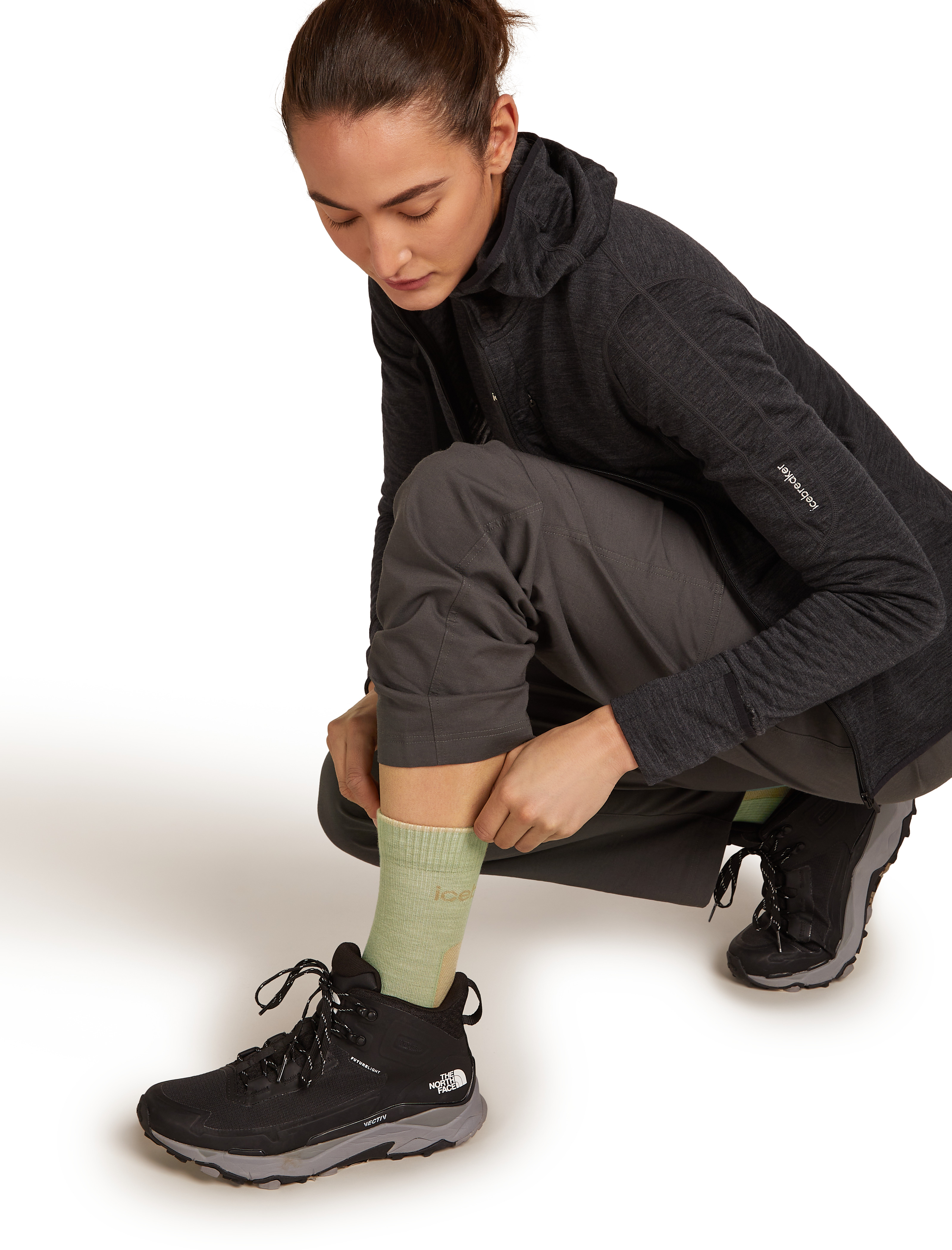 W Merino Hike  Light Crew