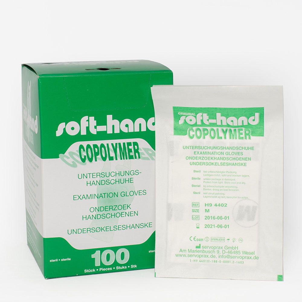 Einmalhandschuhe Softhand Copolymer steril Gr. M