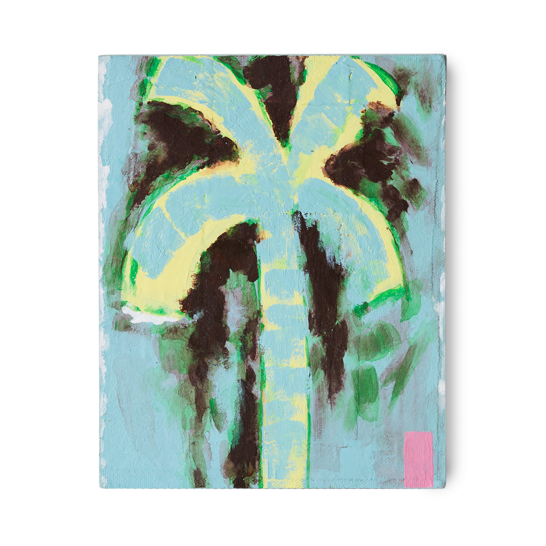 Schilderij Pocket exhibit Palmate 20x16 cm