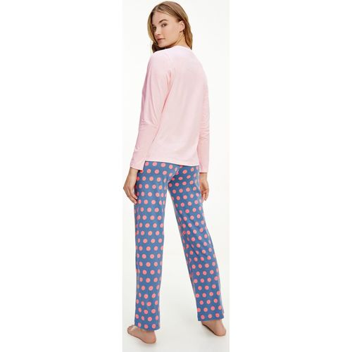 Tommy Hilfiger - PIJAMA TOMMY HILFGIER MUJER Rosa