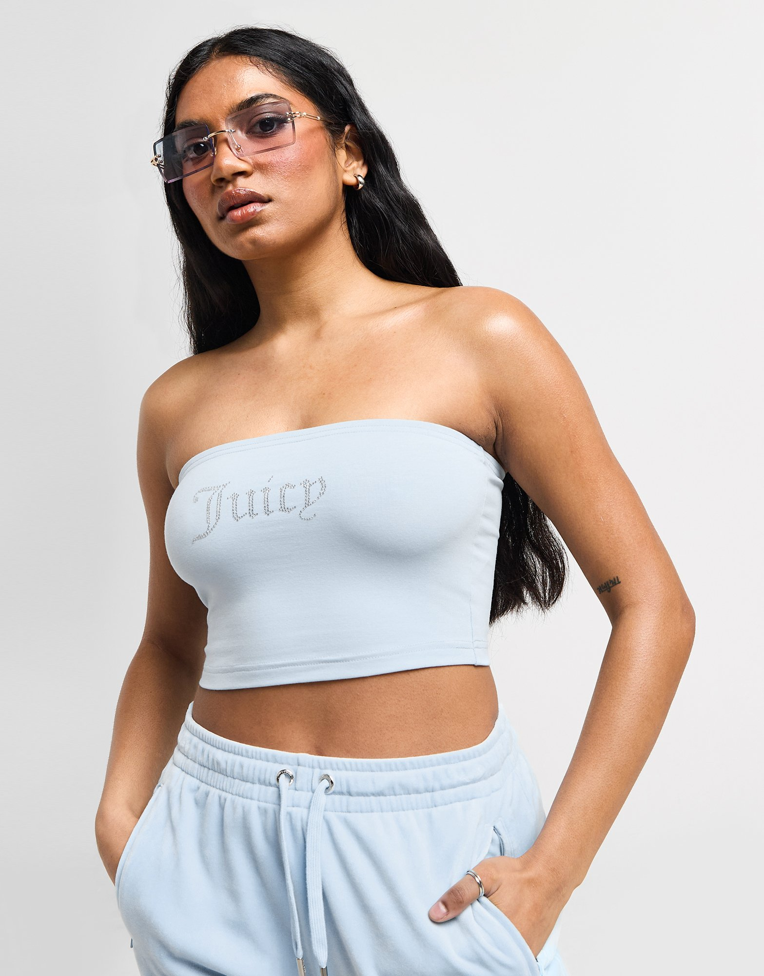 JUICY COUTURE Bandeau Logo Diamante Femme
