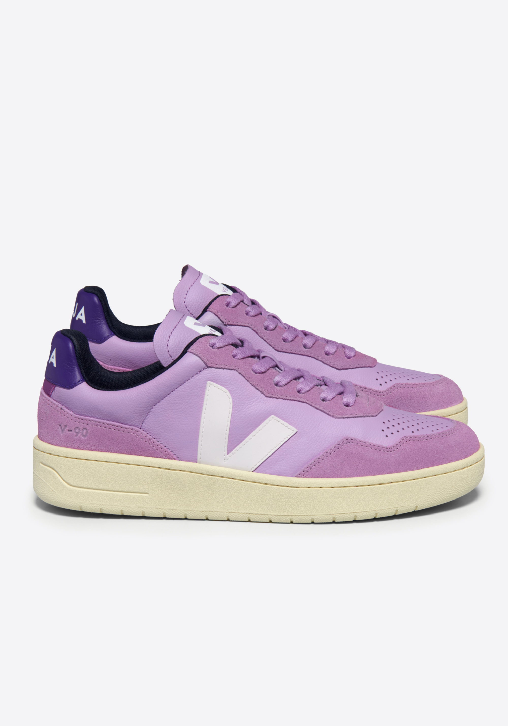 Veja Sneaker V-90 O.T. Leather Orchid White