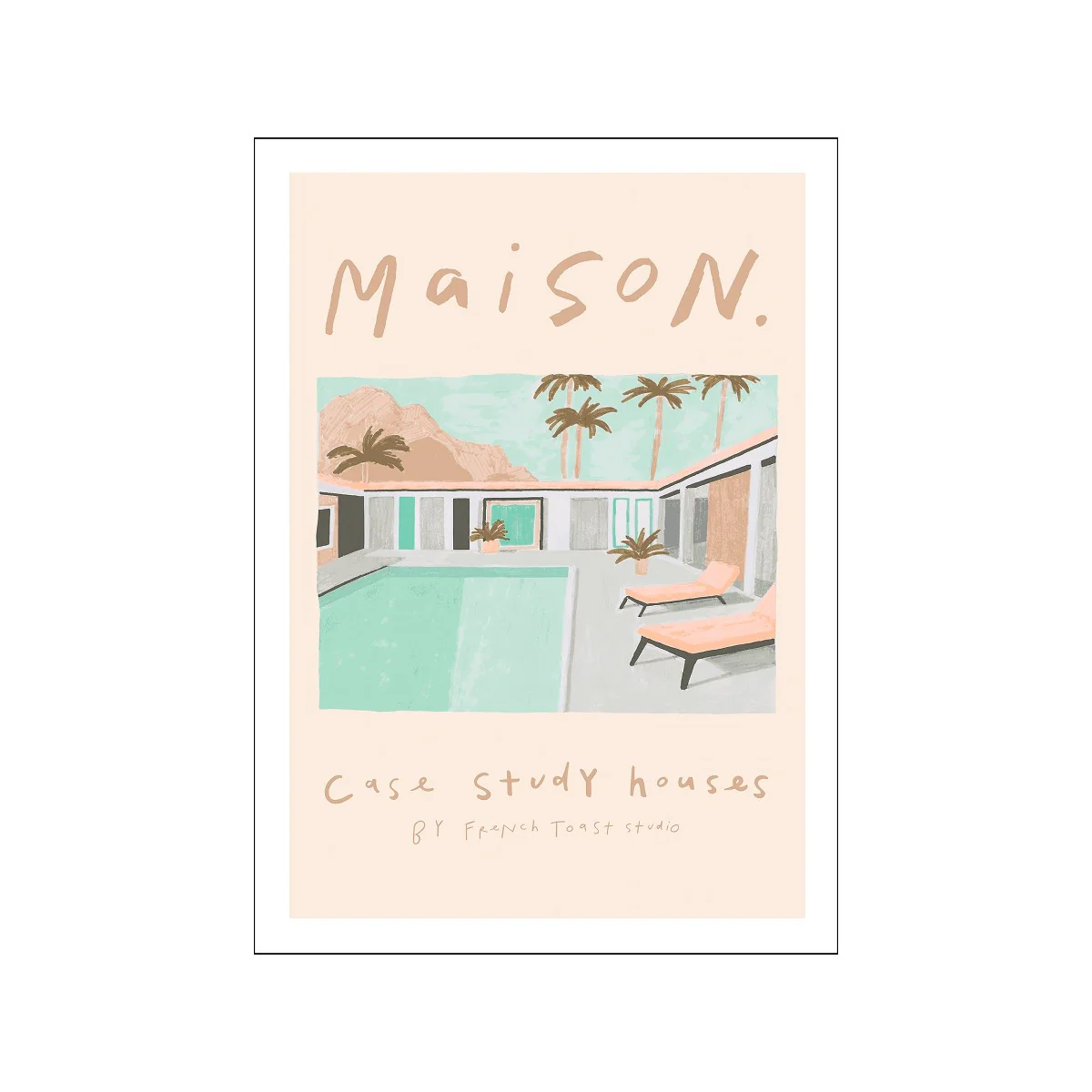 Poster & Frame  French Toast Studio plakat - Florida Mansion