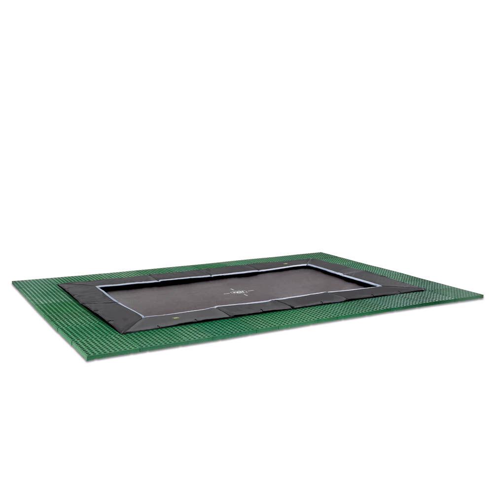 Exit Dynamic - Groundlevel trampoline - Zwart - 1x305x519 cm