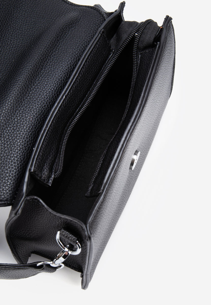 Sac bandoulière femme noire Vesha