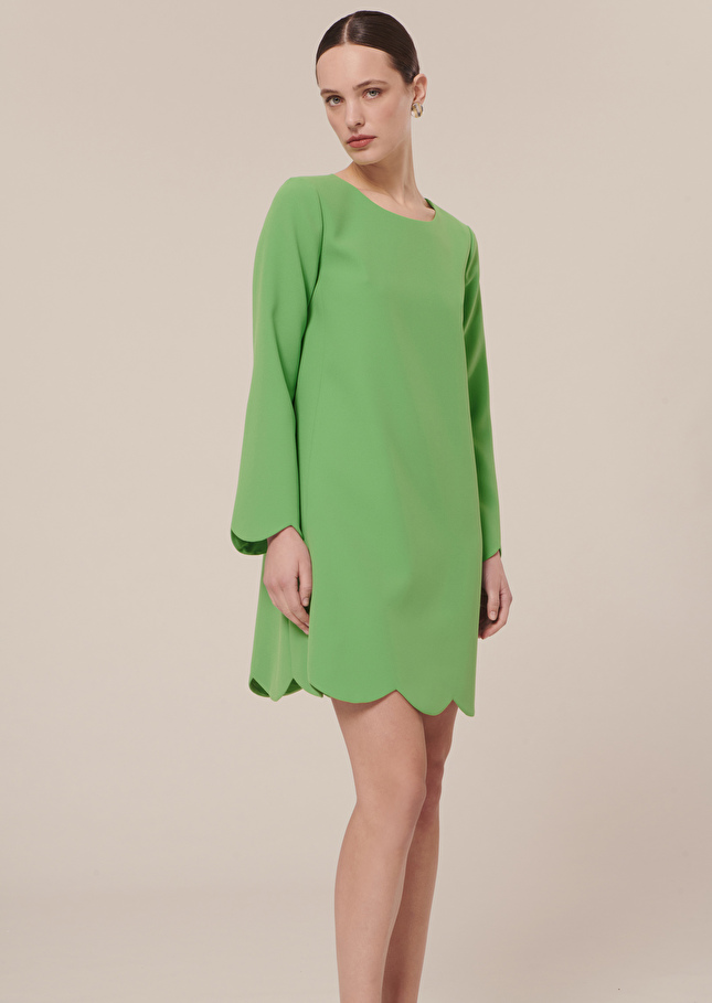 Robe Ruodaverte en crêpe