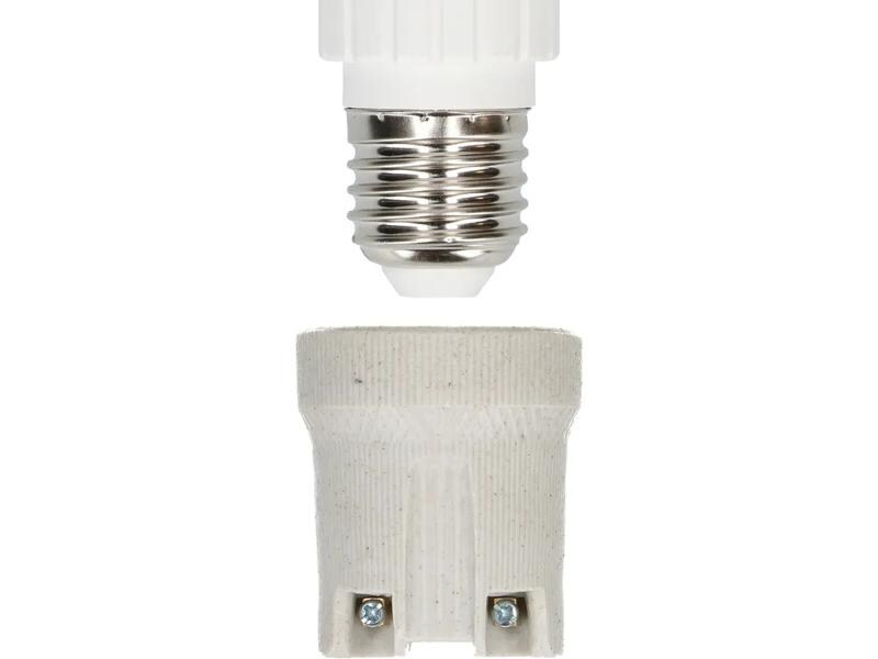 Max Hauri Lampenfassung E27 5kV, M4 Durchgangslöcher Lampenfassung aus Keramik für E27 Leuchtmittel