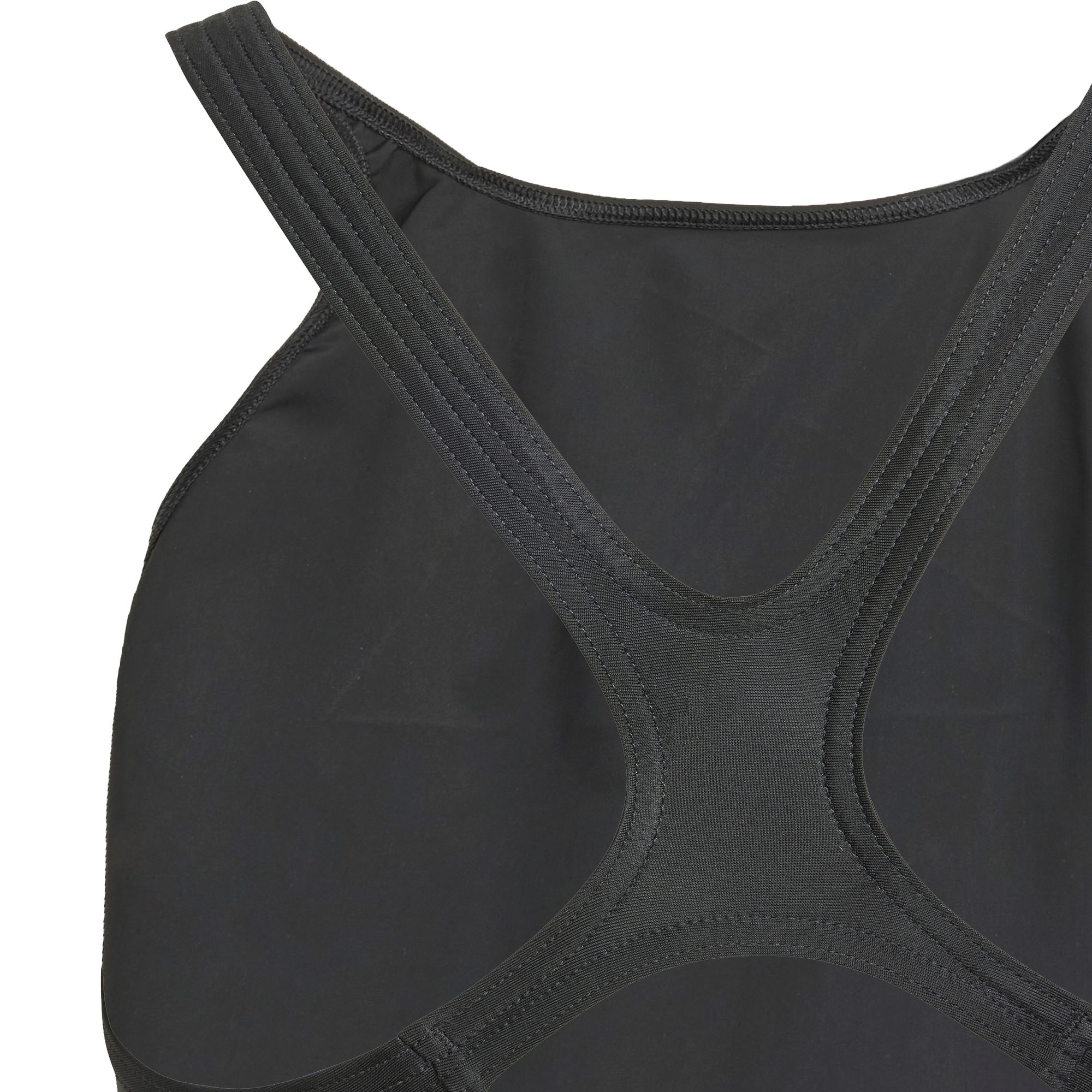 adidas Performance Big Bars Badeanzug Mädchen schwarz
