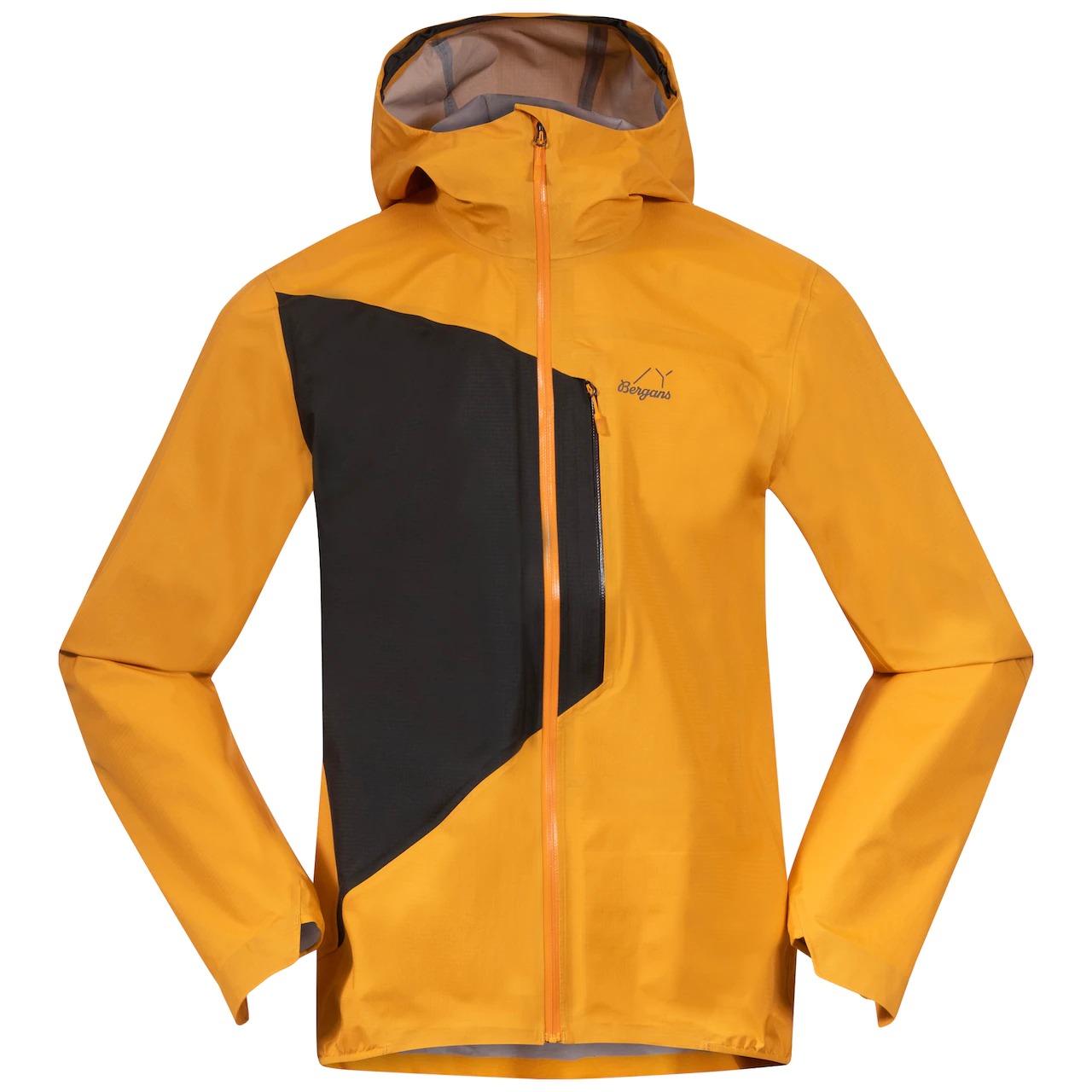 Y LightLine Air 3L Shell Jacket Herre Mango Yellow/Dark Shadow Grey