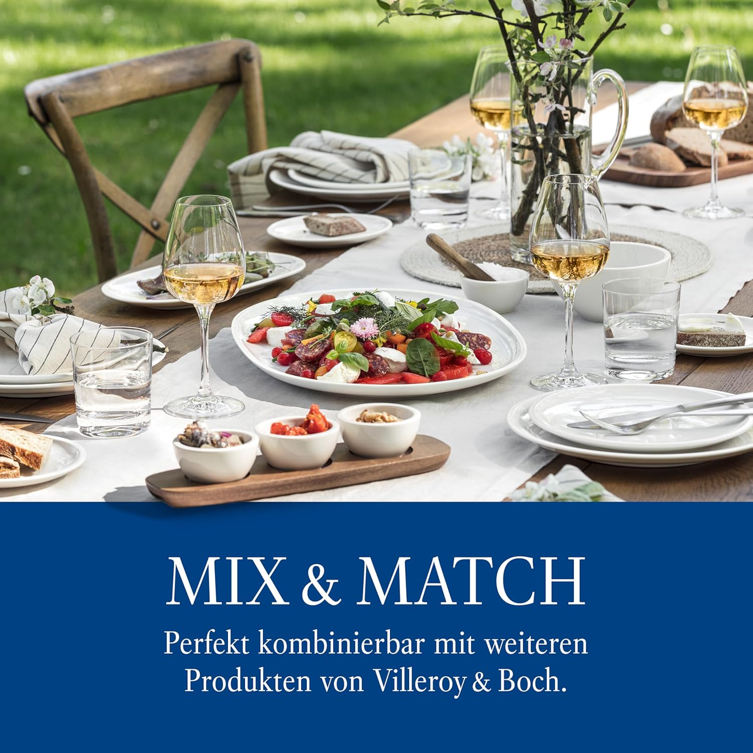 Villeroy & Boch – For Me Starter-Set 16 Teilig Für 4 Personen, Geschirrset Weiß, Kombiservice Weiß, Teller, Tassen, Bowls, Premium Porzellan