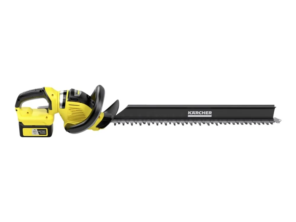 Kärcher HGE 36-60 - Hæktrimmer - ledningfri - 36 V - 2.5 Ah - 60 cm - tandmellemrum: 26 mm - 3.3 kg