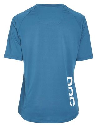 Maillot Manches Courtes Femme Poc Essential MTB Bleu Antimony