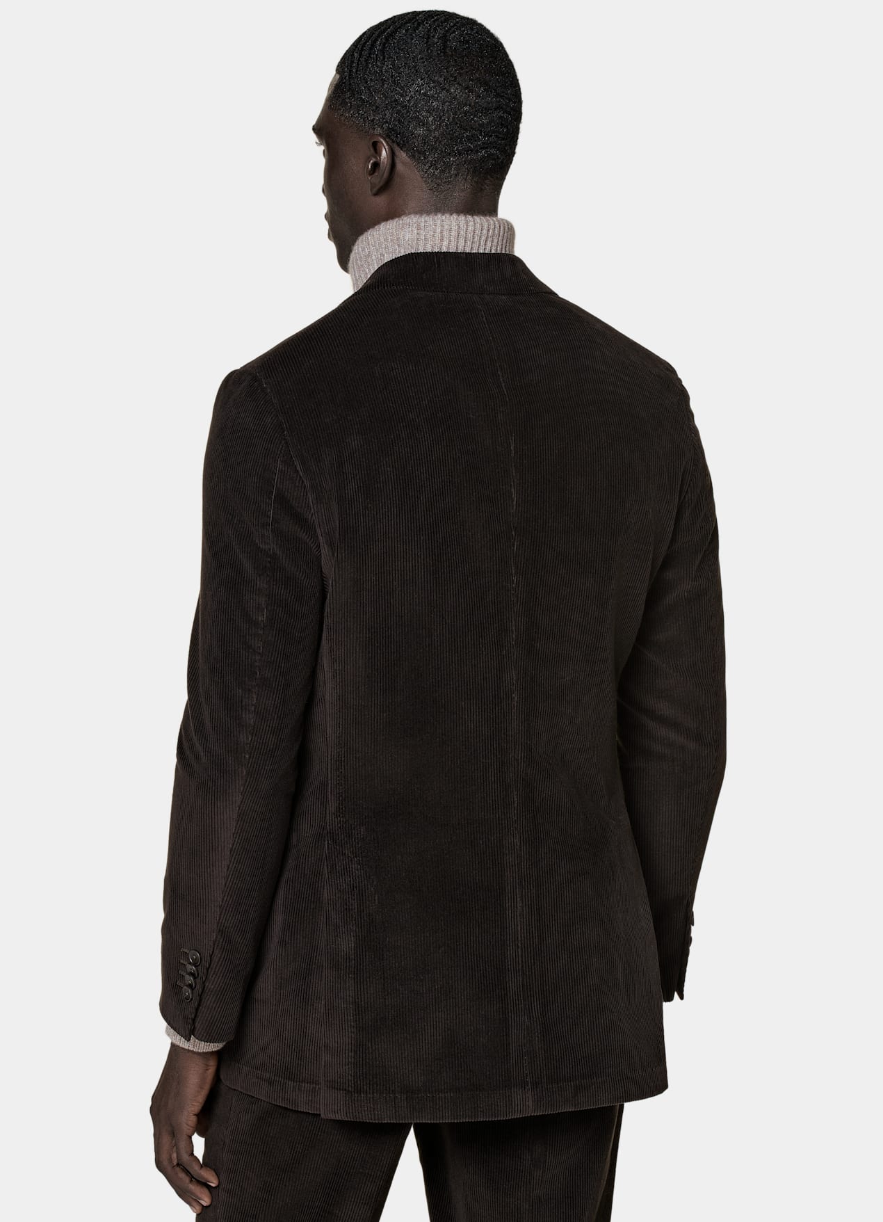 Costume Havana coupe Tailored marron foncé