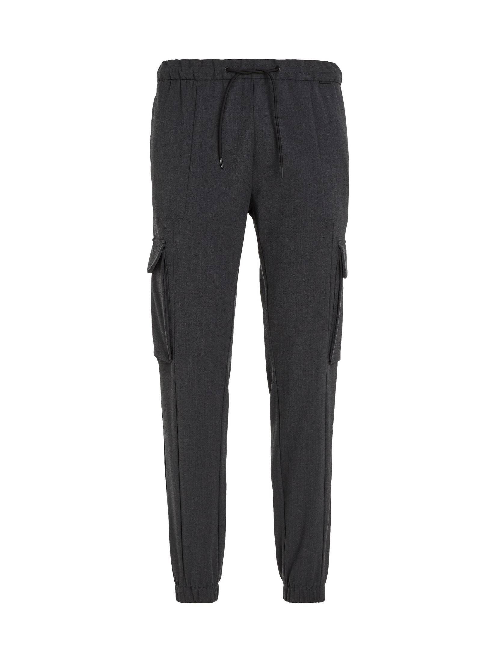 CALVIN KLEIN| Herren Hose WOOL-BLEND CARGO JOGGER mit Wolle