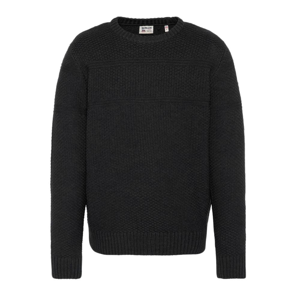 Schott Pull Noir Homme Schott PLWASP