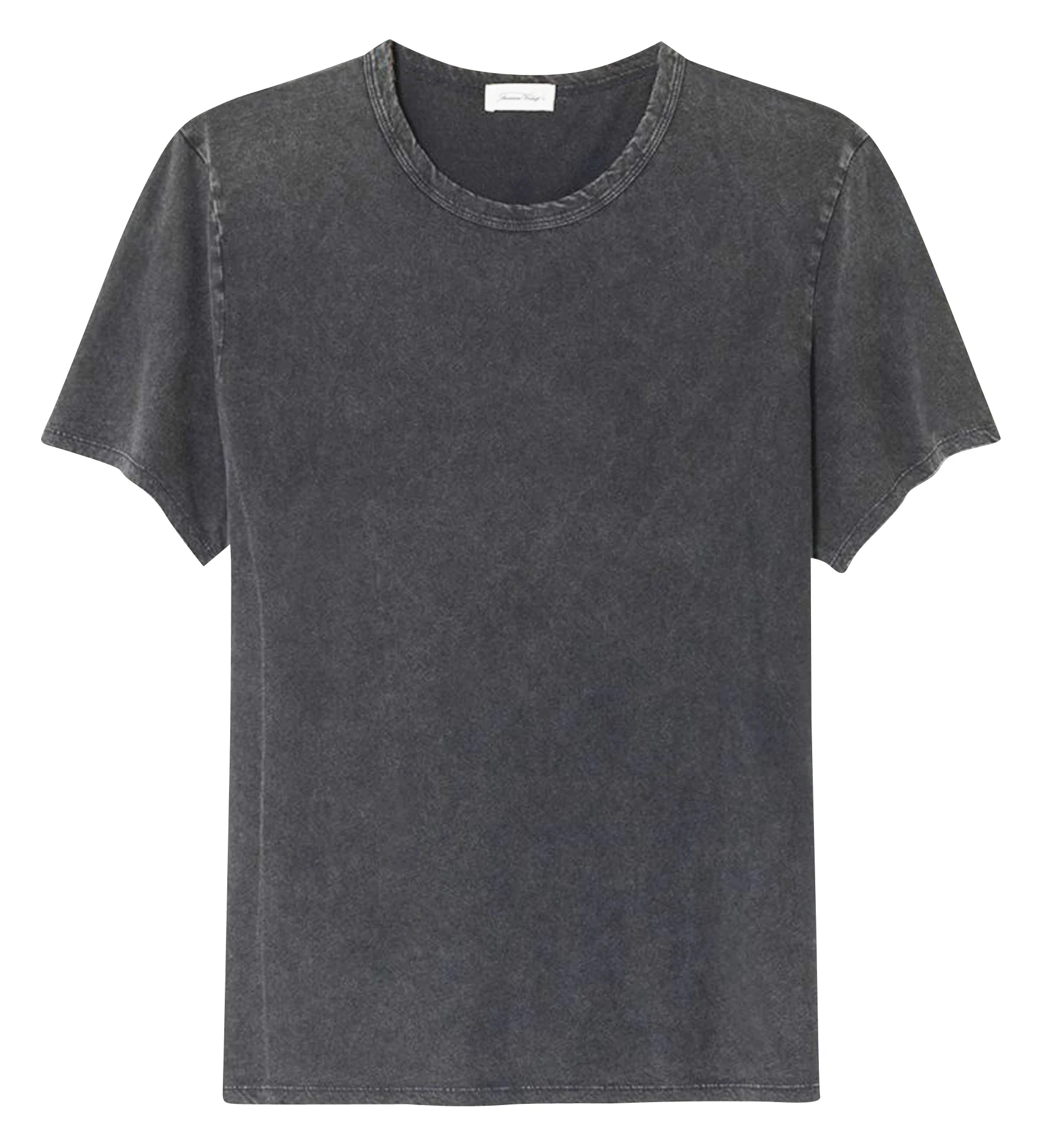 FAKOBAY - Tee-shirt col rond regular fit en coton | Gris