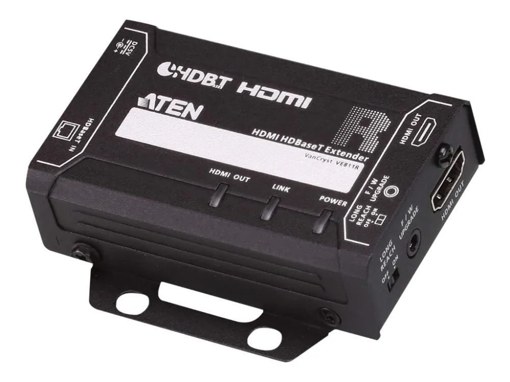 ATEN VE811R HDMI HDBaseT Receiver - Video/audio ekspander - modtager - HDMI, HDBaseT - op til 100 m