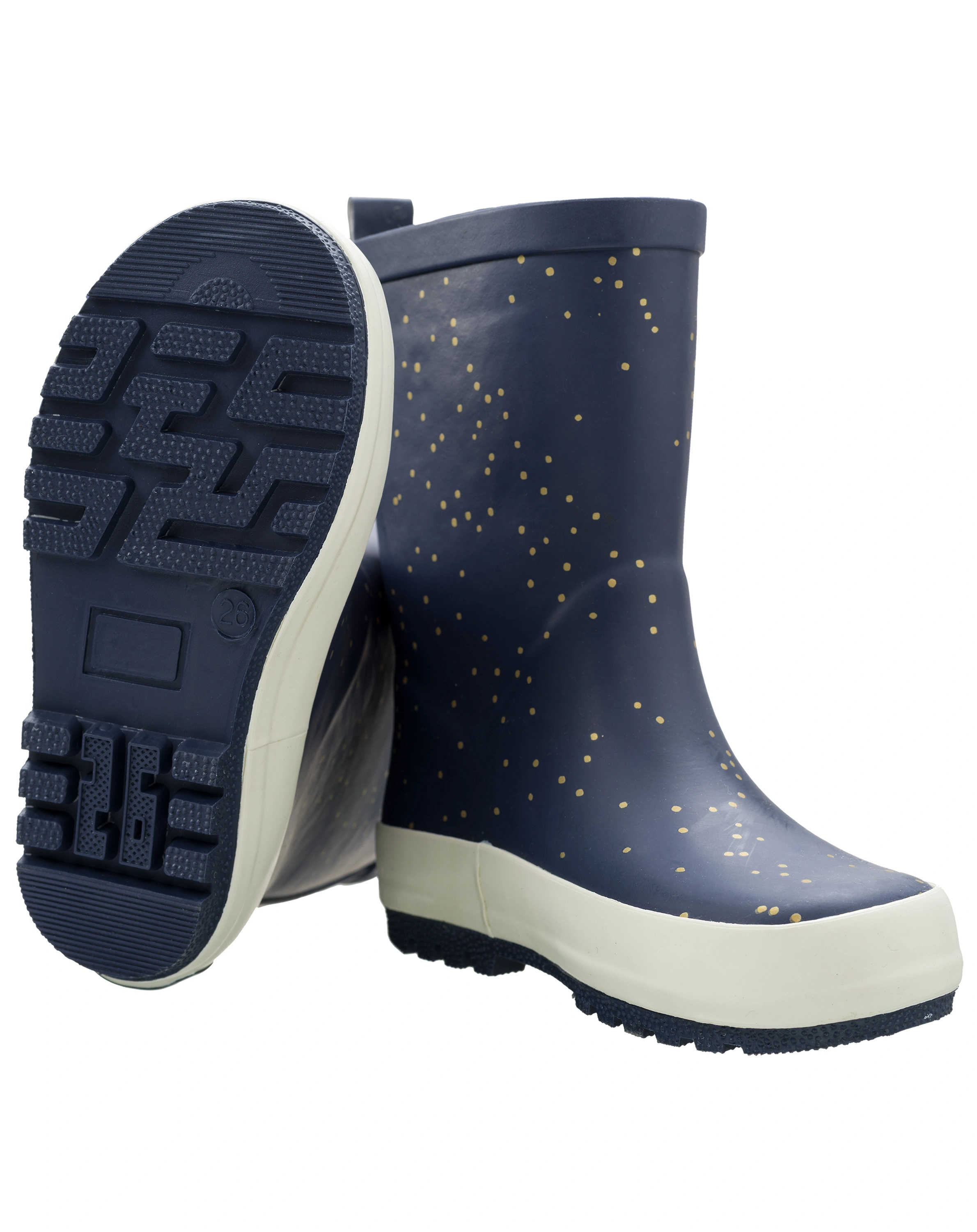 Gummistiefel INDIGO DOTS in dunkelblau