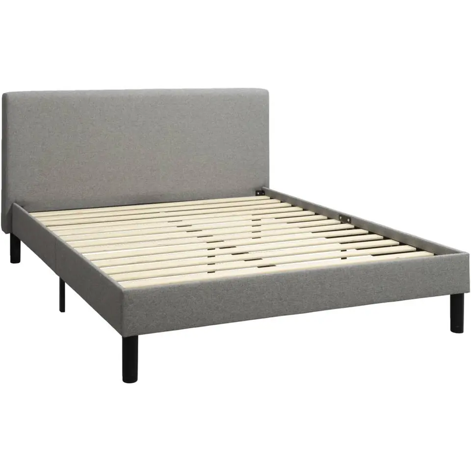 Bed Stijn - grijs - 160x200 cm
