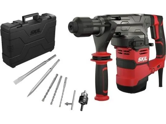 Skil 1781 GB, SDS-plus, Sort, Rød, 3,6 cm, 100 rpm, 750 rpm, 5 J