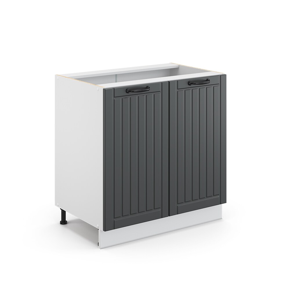 Vicco Unterschrank 80 cm FAME Line Küchenschrank Küchenzeile Landhaus Anthrazit