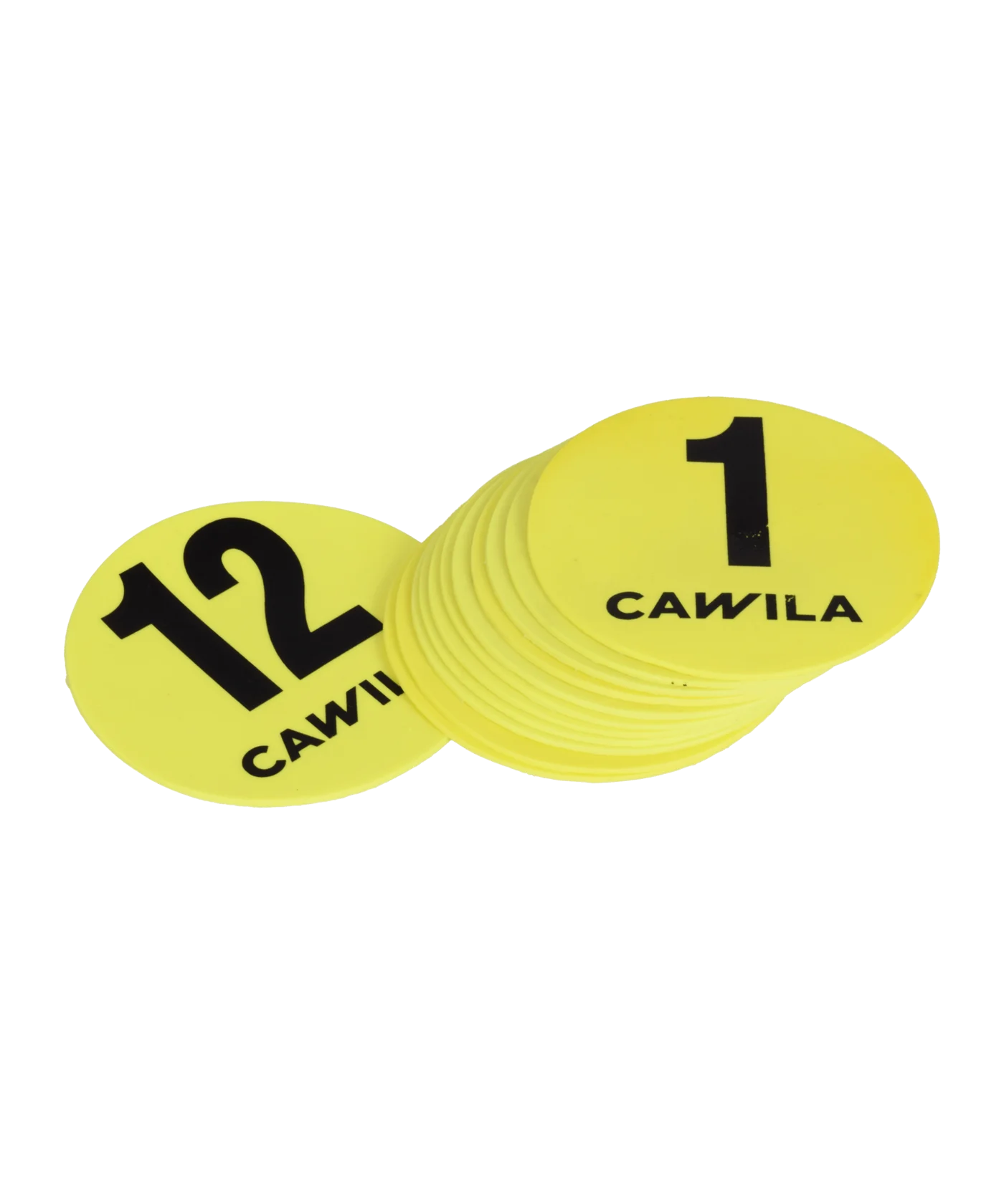 Cawila Floormarker Nr.1-12 Set 12,5 cm Gelb