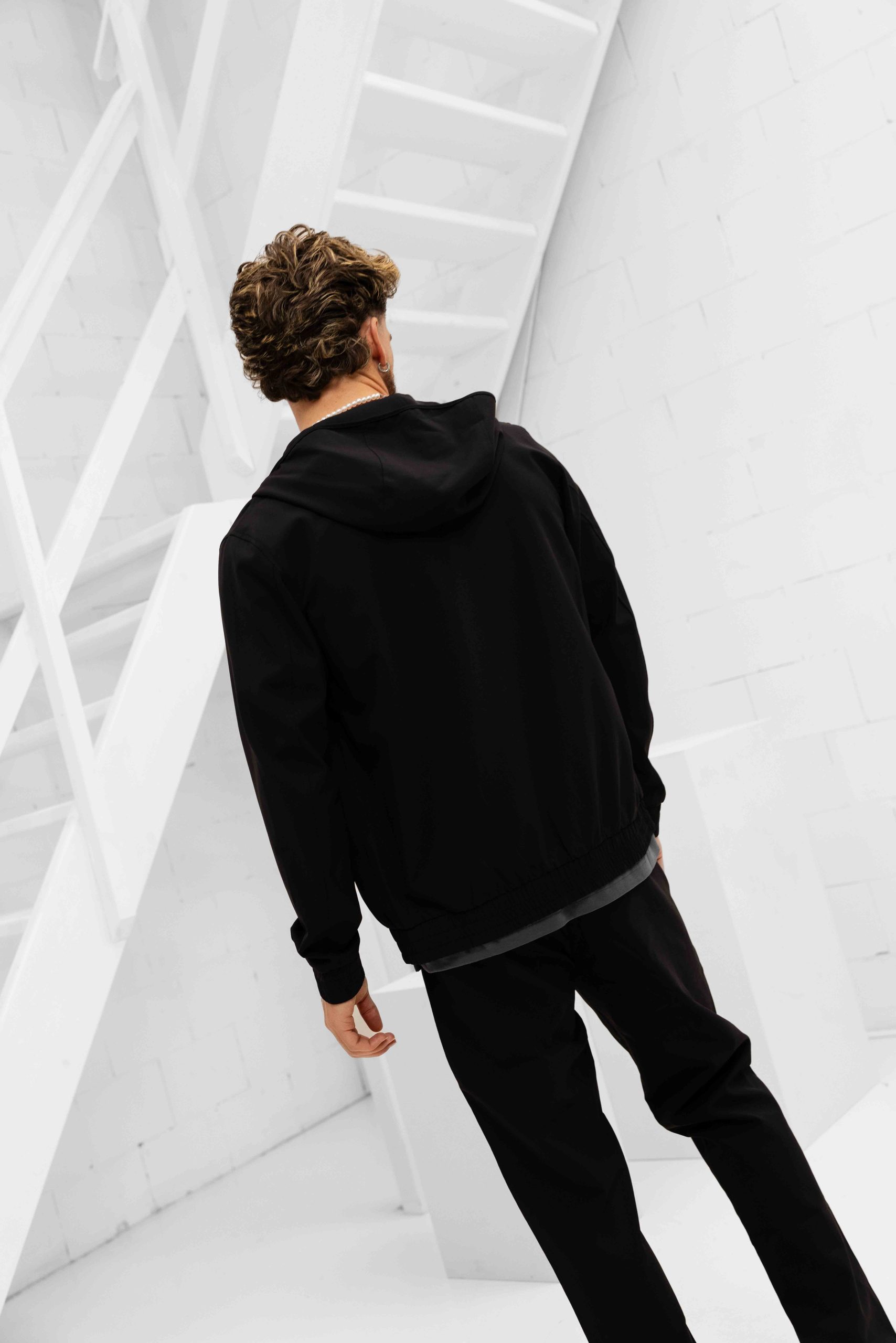 Cou7ure Essentials Reflection Hoodie Trainingspak Heren Zwart