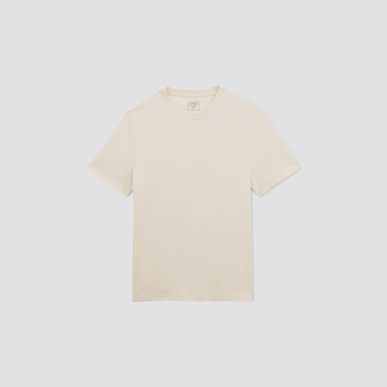 Tee shirt 'le parfait by JULES' coton issu de l'ag Beige