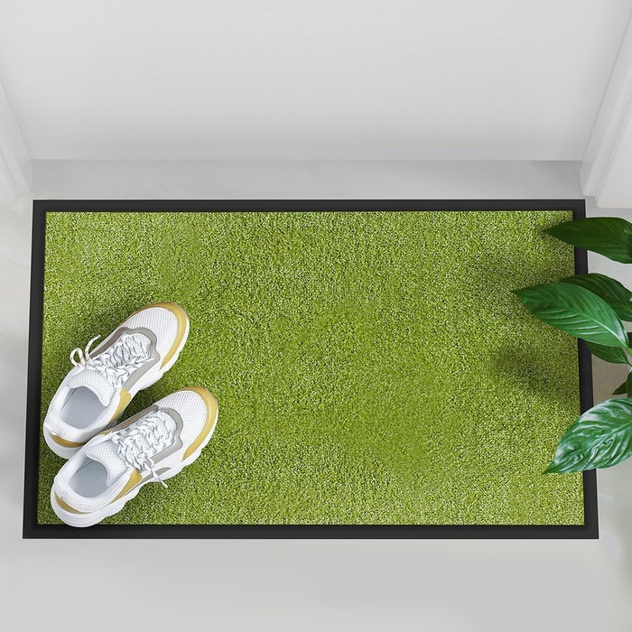 Deurmat Rijn - Unicolor - Vuilvangmat voor binnen & buiten - Lime / 90 x 120 cm