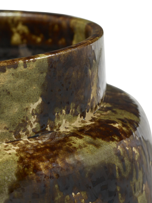 Serax Glazed shades by Serax Mystique bloempot Ø32 brown