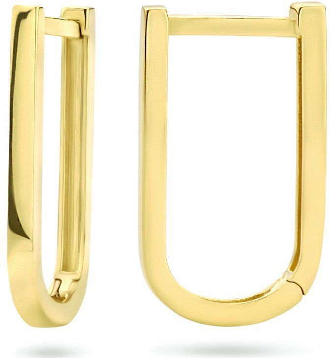 Klapoorringen - 14k Geelgouden - Dames - Scharniersluiting - 1.5 mm Breedte
