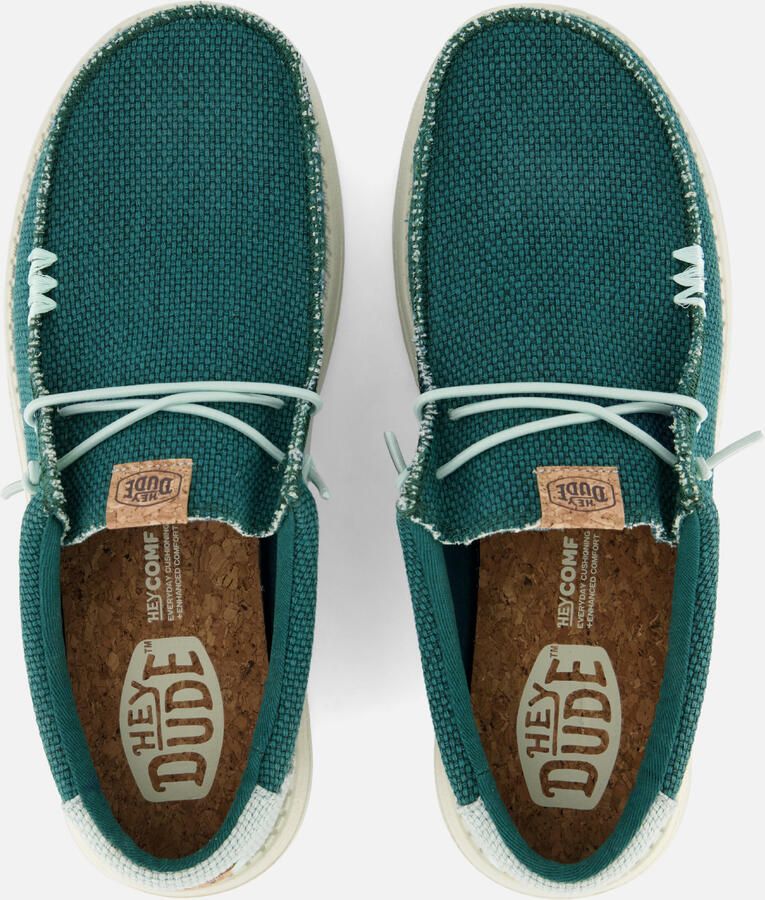 HEYDUDE Hey Dude Wally Braided Bootschoen groen