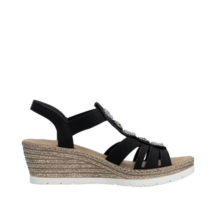 Rieker Sandal Dame 619B2-00