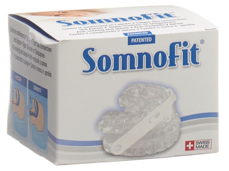 Somnofit Kiefer Orthese Schnarchen 1 Stück Kieferschiene zur Reduzierung von Schnarchgeräuschen