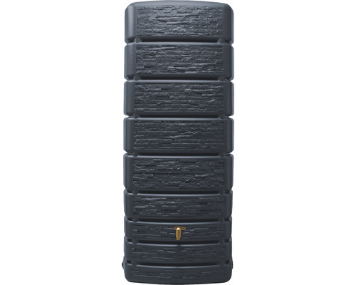 Wandreservoir 4rain Slim Stone Decor incl. kraan 500 l grafietgrijs