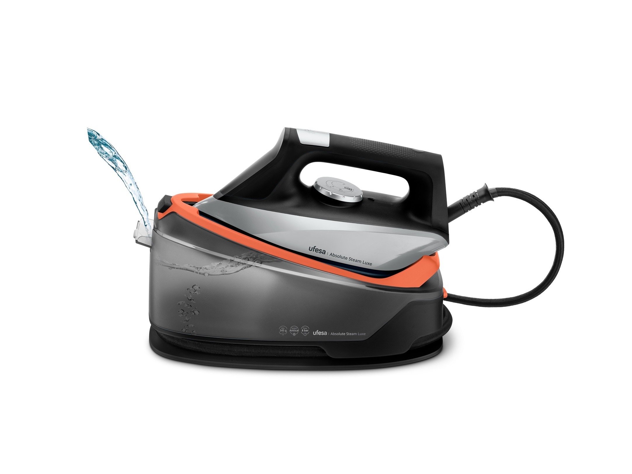 FERRO COM CALDEIRA UFESA ABSOLUTE STEAM LUXE 2400W AUTONOMIA ILIMITADA